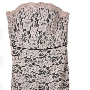 Diane Von Furstenberg mini strapless dress size 6